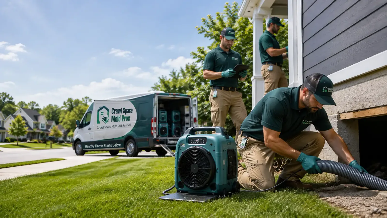 Crawl Space Mold Removal in West Liberty, IA